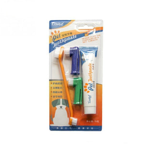 Pet Toothpaste and Toothbrush Set