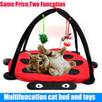 Load image into Gallery viewer, Pet Cat Bed Cat Play Tent Toys Mobile Activity Playing Bed
