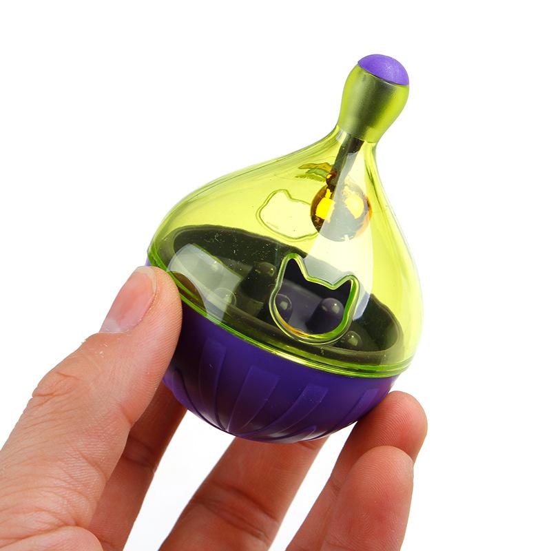 Pet Training Exercise Tumbler Leakage Food Smarter Interactive IQ Treat Ball Fun Bowl Toy