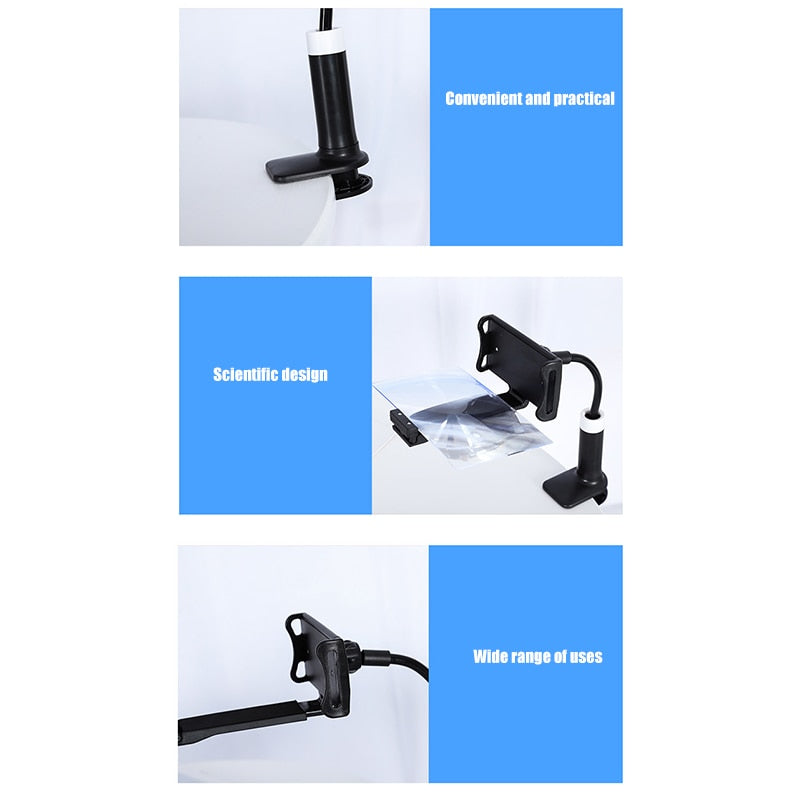 Mobile Phone High Definition Projection Bracket Adjustable Flexible All Angles Phone Tablet Holder 3D HD Screen Magnifier