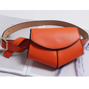 Women Serpentine Fanny Pack Ladies New Fashion Waist Belt Bag Mini Disco Waist bag Leather Small Shoulder Bags