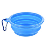 Load image into Gallery viewer, 1Pcs Portable Travel Bowl Dog Feeder Water Food Container Silicone Small Mudium Dog Pet Accessories Folding Dog Bowl Outfit
