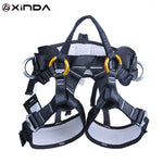 Load image into Gallery viewer, XINDA Camping Outdoor Hiking Rock Climbing Half Body Waist Support Safety Belt Climbing tree Harness Aerial Sports Equipment
