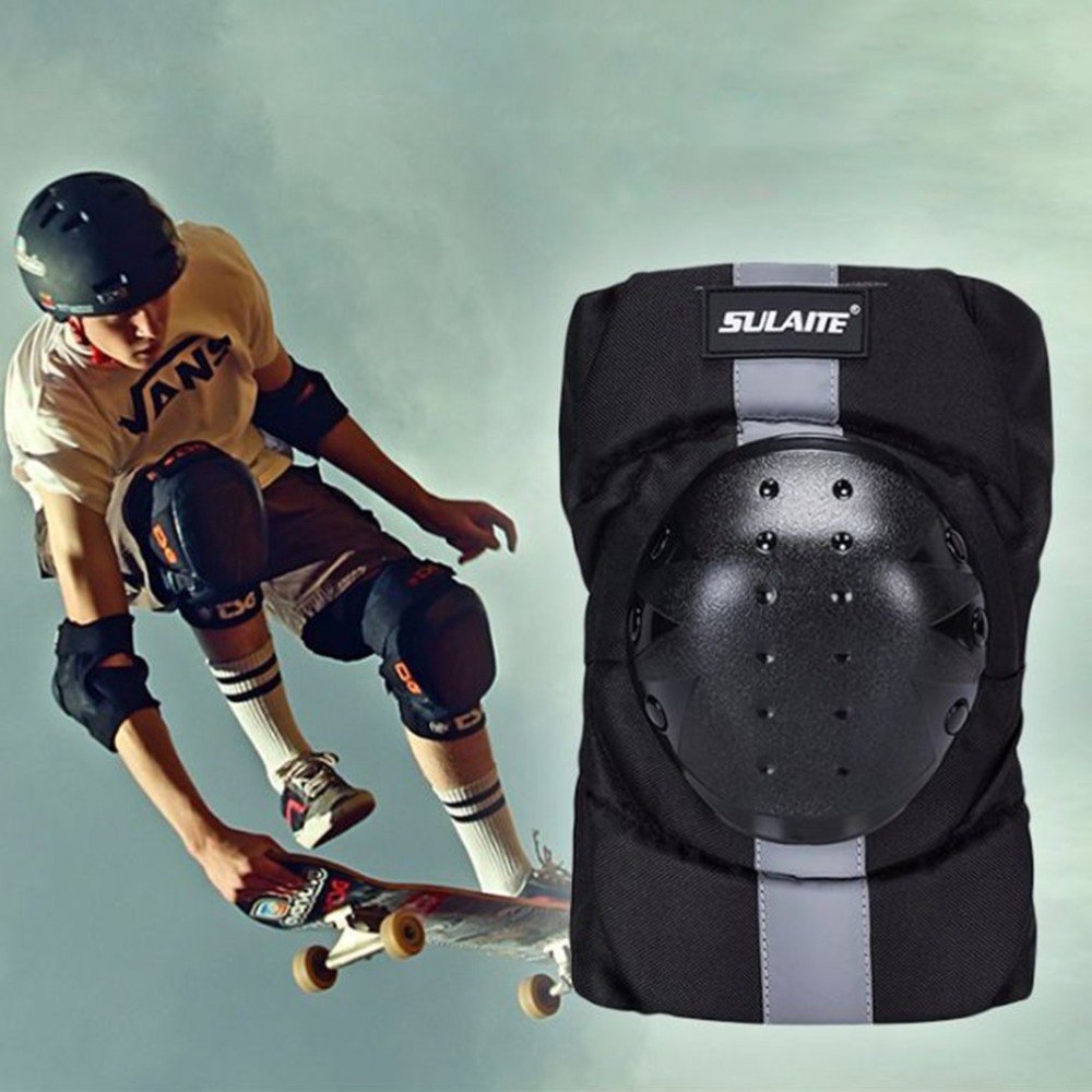 Riding Elbow Pads Knee Skating Extreme Off-road Outdoor Sports Protective Gear Reflective Skating Shatter-resistant Protection