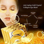 Load image into Gallery viewer, InniCare 20Pcs Crystal Collagen Gold Eye Mask Anti-Aging Dark Circles Acne Beauty  Patches For Eye Skin Care Korean Cosmetics
