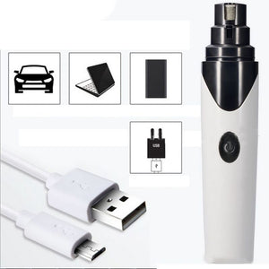 Rechargeable Nails Dog Cat Care Grooming USB Electric Pet Dog Nail Grinder Trimmer Clipper Pets Paws Nail Cutter