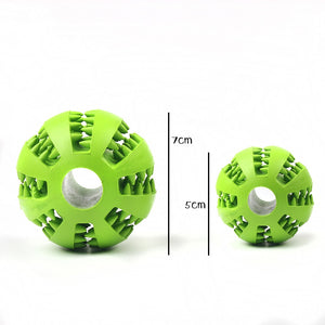 Pet Sof Pet Dog Toys Toy Funny Interactive Elasticity Ball Dog Chew Toy For Dog Tooth Clean Ball Of Food Extra-tough Rubber Ball