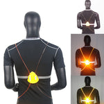 Load image into Gallery viewer, 360 Reflective LED Flash Driving Vest High Visibility Night Running Cycling Riding Outdoor Activities Light Up Safety Bike Vest
