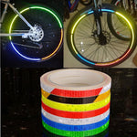 Load image into Gallery viewer, Bicycle reflective stickers mountain bike bicycle motorcycle fluorescent decal tape safety warning riding accessories
