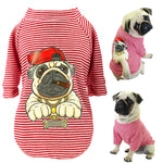 Load image into Gallery viewer, Cute Dog Clothes For Small Dogs Cats Pug French Bulldog Chihuahua Cotton Pet Clothes Puppy Shirt Summer Dog Vest T-shirts S-2XL
