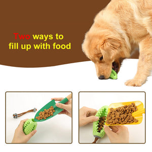 Dog Interactive Natural Rubber Ball Puppy Chew Toy Food Dispenser Ball Bite-Resistant Clean Teeth Pet Playing Balls Pet Dog Toys