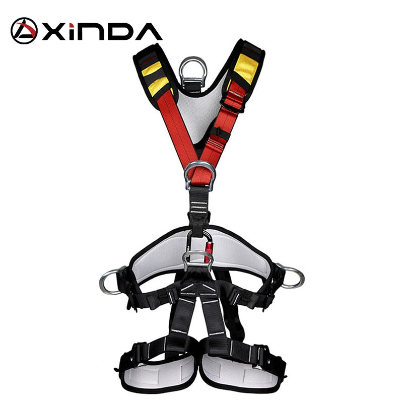 XINDA professional Rock Climbing Harnesses Full Body Safety Belt Anti Fall Removable Gear Altitude protection Equipment