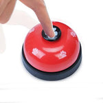 Load image into Gallery viewer, Pet Toy Training Called Dinner Small Bell Footprint Ring Dog Toys
