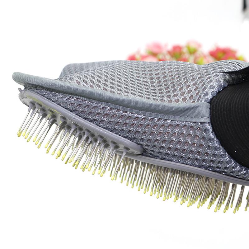 1pc Comfortable Pet Animal Grooming Glove Dog Cat Comb Brush for Medium to Long Hair Relax Muscles Pet Bath Cleaning Brush