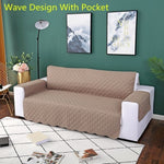 Load image into Gallery viewer, Sofa Couch Cover Chair Throw Pet Dog Kids Mat Furniture Protector Reversible Removable Armrest Slipcovers 1/2/3 Seat
