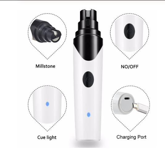 Rechargeable Nails Dog Cat Care Grooming USB Electric Pet Dog Nail Grinder Trimmer Clipper Pets Paws Nail Cutter