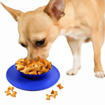 Load image into Gallery viewer, Silicone suction bowl mat non-slip pet bowl non-slip collapsible dog bowl mat and sucker feet silicone food caps 30D6
