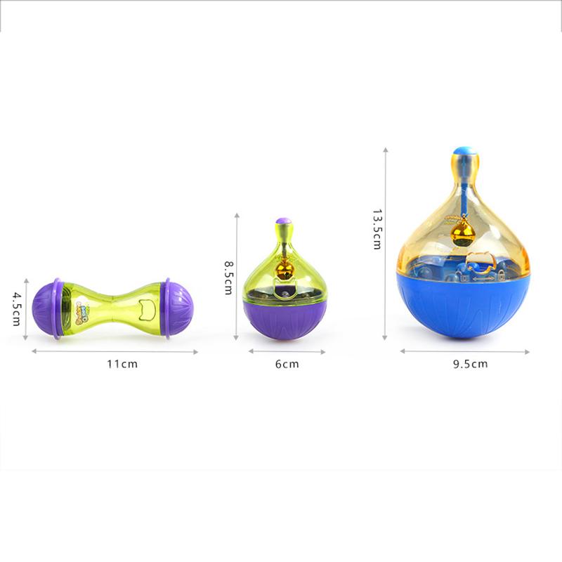 Pet Training Exercise Tumbler Leakage Food Smarter Interactive IQ Treat Ball Fun Bowl Toy