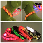 Load image into Gallery viewer, Nylon LED Camouflage Pet Dog Collar Night Safety Glow Flashing Cat Collar Led Luminous Small Dog Collars
