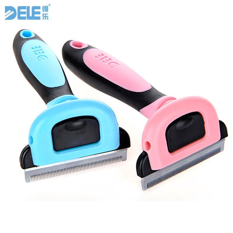 Pet Hair Removal Comb Hair For Dogs Cats Brush Detachable Hair Shedding Trimming