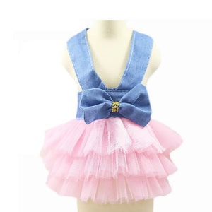 Spring and Summer Pet Dog Skirt Dress Princess Party Dress Wedding Cute