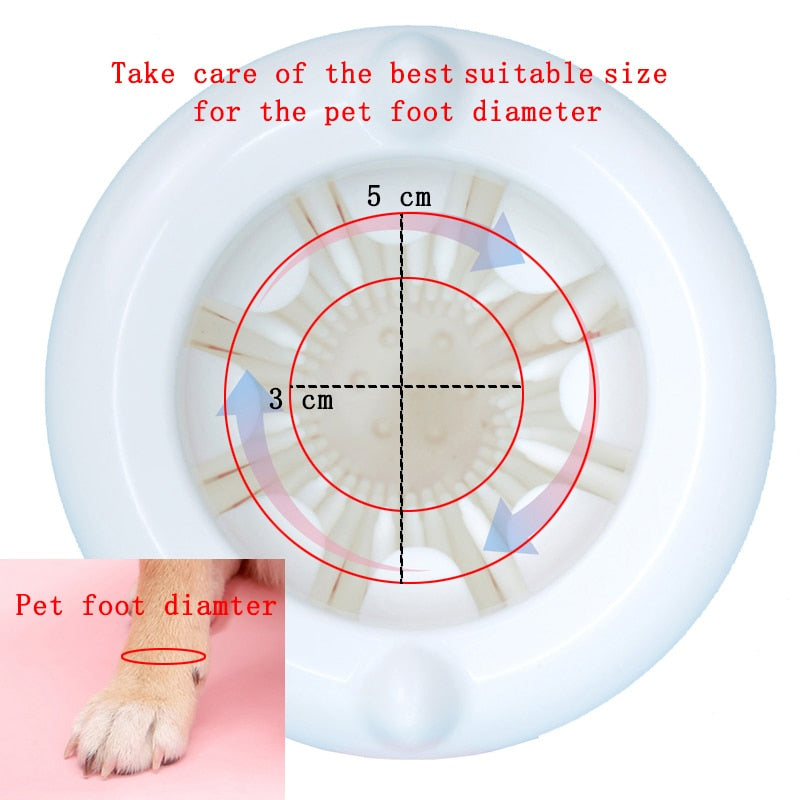 Pet Cat Dog Foot Clean Cup Cleaning Tool Silicone Washing Brush Paw Washer French Bulldog Pug Supplies Pet Accessories For Dogs