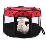 Load image into Gallery viewer, 8-side Foldable Pet tent Dog House Cage Dog Cat Tent Playpen Puppy Kennel Easy Operation Octagonal Fence
