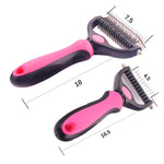 Load image into Gallery viewer, Hair Removal Comb for Dogs Cat Detangler Fur Trimming Dematting Deshedding Brush Grooming Tool For matted Long Hair Curly Pet
