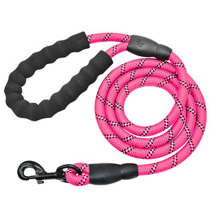 Reflective Dog Pet Leash Rope Nylon Small Dogs Puppy Leashes 150cm Long Heavy Duty Large Dog Lead Red Blue Pink Green Black