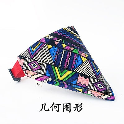 Cat Dog Bandana Bibs Scarf Collar Adjustable Pet Neckerchief Scarf Waterproof Saliva Towel for Small Medium Large Dogs