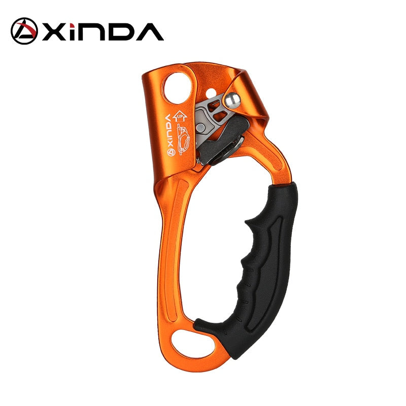 XINDA Outdoor Sports Rock Climbing Right Hand Ascender Device Mountaineer Handle Ascender Climbing Rope Tools