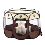 Load image into Gallery viewer, 8-side Foldable Pet tent Dog House Cage Dog Cat Tent Playpen Puppy Kennel Easy Operation Octagonal Fence
