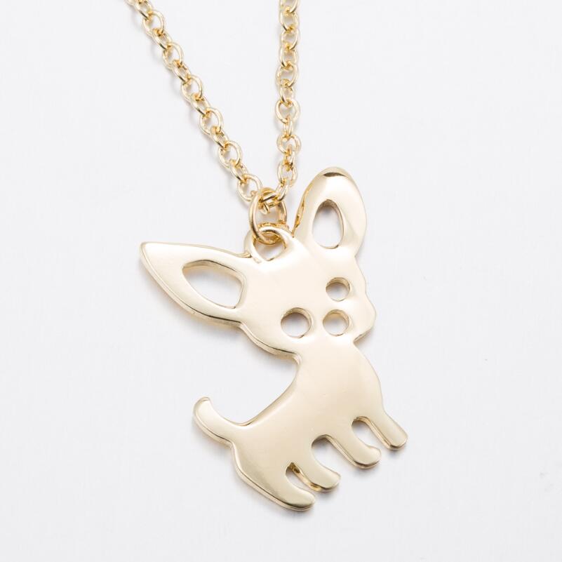 Cute Chihuahua Pet Pendant Necklaces for Women Love My Pet Animal Dog Necklace Choker Ketting Jewelry