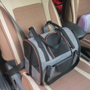 Dog Carrier Multi-functional Folding Pet Puppy Dog Cat Car Seat Basket Mat Cage Safe Carry Seat Cat Bag Pet Shoulder Bag Carrier