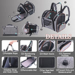 Load image into Gallery viewer, Dog Carrier Multi-functional Folding Pet Puppy Dog Cat Car Seat Basket Mat Cage Safe Carry Seat Cat Bag Pet Shoulder Bag Carrier
