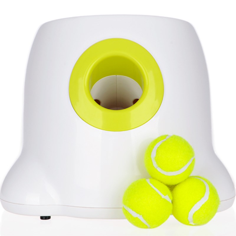 Dog pet toys Tennis Launcher Automatic throwing machine pet Ball throw device Section emission with 3 balls