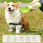 Load image into Gallery viewer, Pet Dog Water Bottle Portable Drinking water Feeder Bowl dog cat food feeding for Puppy dog cat Outdoor Walking Travel Supplies
