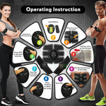 Load image into Gallery viewer, EMS Wireless Muscle Stimulator Trainer Smart Fitness Abdominal Training Electric Weight Loss Stickers Body Slimming Belt Unisex
