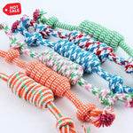 Load image into Gallery viewer, 1 Pcs 27CM Dog Toys Funny Cotton Rope Toys For Small Puppy Dogs Pet Chew Toys Pet Supplies Random Colors
