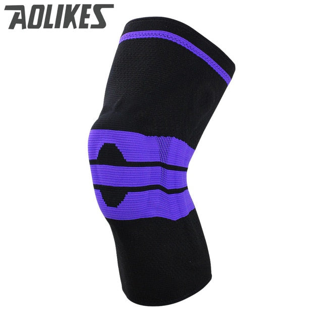 1pc Basketball Knee Brace Compression knee Support Sleeve Injury Recovery Volleyball Fitness sport safety sport protection gear