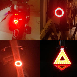 Multi Lighting Modes Bicycle Light USB Charge Led Bike Light Flash Tail Rear Bicycle Lights for Mountains Bike Seatpost