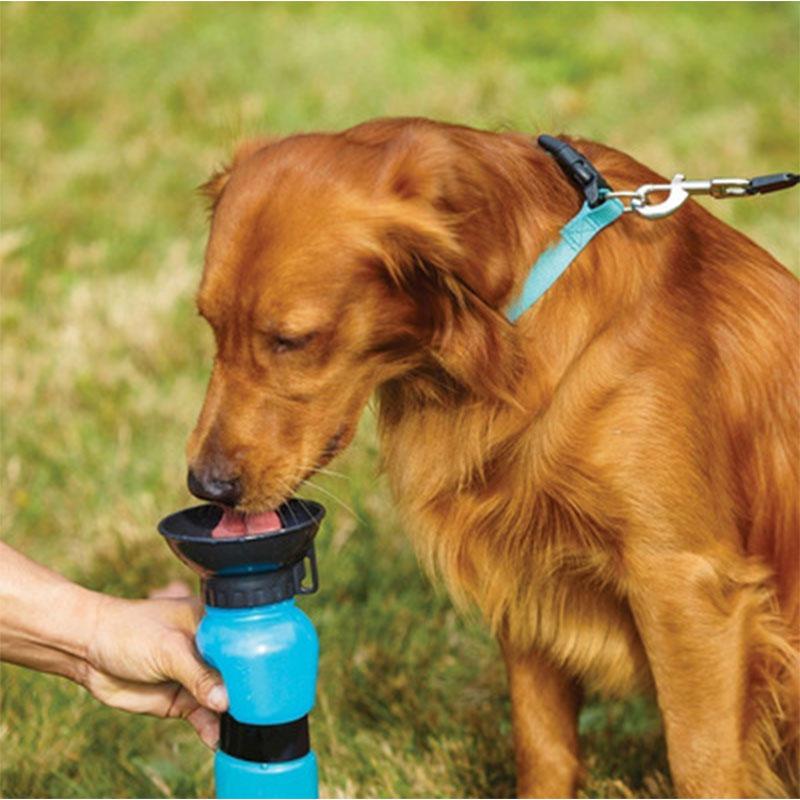 Dog Travel Water Bottle Dispenser Plastic Dog Cat Drinking Water Feeder Portable Outdoor Pet Puppy Kettle