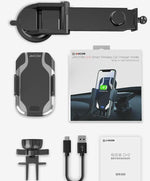 Load image into Gallery viewer, JAKCOM CH2 Smart Wireless Car Charger Holder Hot Sale in Holders As Qi Fast Charging with LED Indicator Holder Accessories
