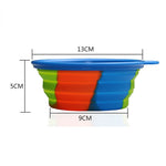 Load image into Gallery viewer, 1Pcs Portable Travel Bowl Dog Feeder Water Food Container Silicone Small Mudium Dog Pet Accessories Folding Dog Bowl Outfit
