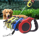 Load image into Gallery viewer, 3/5M Durable Dog Leash Automatic Retractable Nylon Dog Cat Lead Extending Puppy Walking Running Lead Roulette For Dogs
