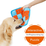 Load image into Gallery viewer, Pet Dog Snuffle Mat Pet Sniffing Training Blanket Detachable Fleece Pads Dog Mat Relieve Stress Nosework Puzzle Toy Pet Nose Pad
