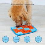 Load image into Gallery viewer, Pet Dog Snuffle Mat Pet Sniffing Training Blanket Detachable Fleece Pads Dog Mat Relieve Stress Nosework Puzzle Toy Pet Nose Pad
