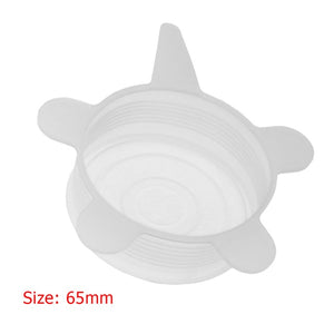 1/6 PCS Reusable silicone stretch lids universal lid Silicone food wrap bowl pot lid silicone cover pan cooking Kitchen Stoppers