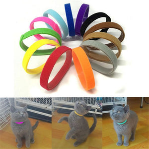 12 pcs 20/35CM ID Collars Bands Adjustable Collar for Pet