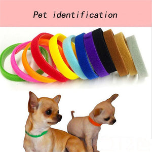 12 pcs 20/35CM ID Collars Bands Adjustable Collar for Pet